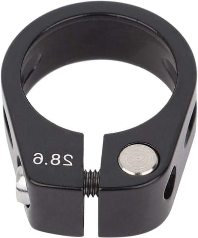 Verstelbare Zadelpenklem 28.6mm - Lichtgewicht Aluminium, Snelle Ontgrendeling, Geschikt voor Fietsen en Mountainbikes