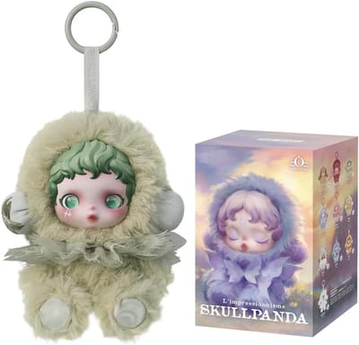 Luxe Pluche Pop SKULLPANDA Impressionisme Serie Knuffel - Voor Verzamelaars