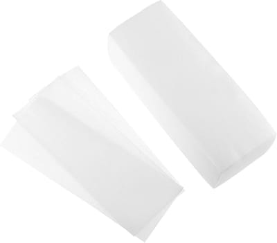 Niet-geweven Waxstrips - Ontharingsstrips Katoen - Huidglad Maken - Mild En Niet-irriterend - 100 Stuks - Wit
