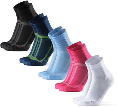 DANISH ENDURANCE Hardloopsokken voor Lange Afstanden - Blarenbescherming - Unisex - 5 paar - 39-42