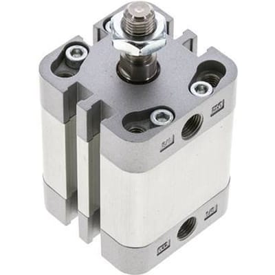 ISO 21287 Compacte Dubbelwerkende Cilinder 32-20mm - Magnetisch - Mannelijke Stang