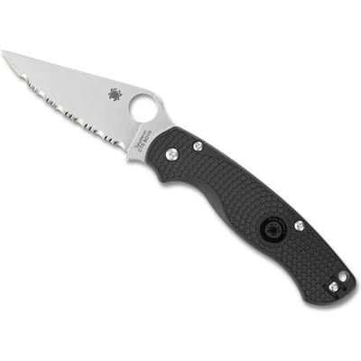 Spyderco Para Military 2 Black Lightweight SE – Lichtgewicht Kracht Met Volledig Getande Snede