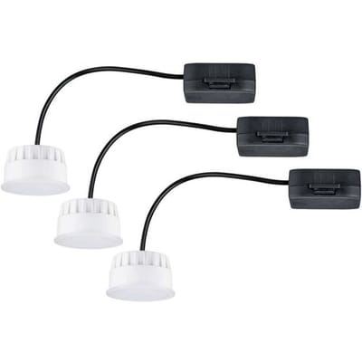 LED-module inbouwlamp Choose Coin Set van 3 rond 50 mm Coin 3x6W 3x470lm 230V 2700K Satijn
