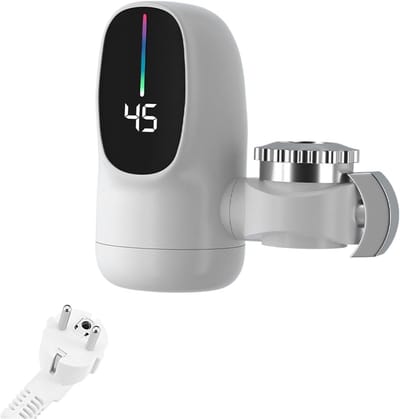 Direct Heetwaterkraan - Doorstroomverwarmer Kraan - Direct Warm Water - 3 Seconden Opwarming - 119 cm Breed - Wit