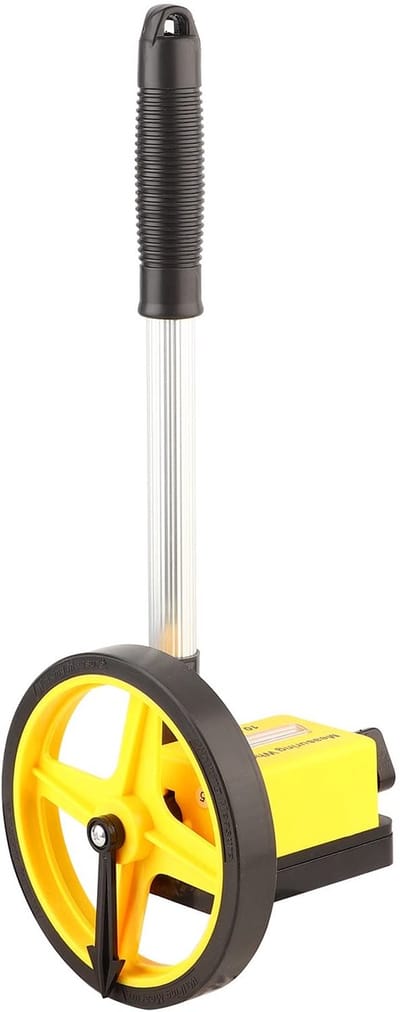 Dailygoods- Meetwiel Opvouwbaar - Nauwkeurige Afstandsmeter tot 9999,9 m - Antislip Wiel - Aluminiumlegering - Instelbare Lengte 450-950 mm - Fout ≤ 0,5%