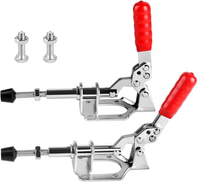 MTTproducts - Push Rod Tensioners - Klemmen voor Houtbewerking - Robuust en Efficiënt - Zilver - Verstelbare Klemmen - Ideaal voor Lassen en Assemblage