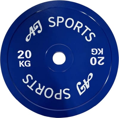 AJ-Sports Olympische Halterschijf 20 kg - halterschijven 50 mm - Gewichten set - Halters - Halterset - Halterstang - Halterbank - Fitness - Krachttraining