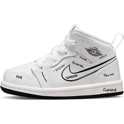 Air Jordan 1 Mid TD 'Schéma' 23.5 gray