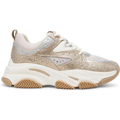 Steve Madden Jprivy Sneakers Silver/gold Cream Maat: 31 | Schoenen Outlet | Unisex | Wit