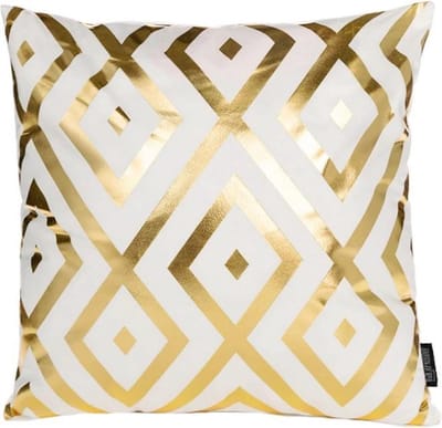Leda Geometric Kussenhoes | Katoen / Polyester | 45 x 45 cm
