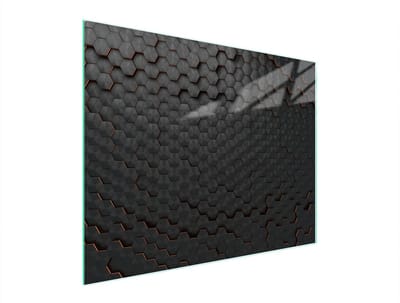 TMK ArtDeko - Snijplank Glas - 52x40 cm - Zwart - Veilig - Multifunctioneel