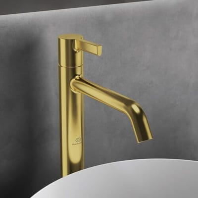 Ideal Standard basin mixer with long base, without drain BC782A2