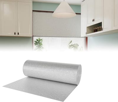 Dubbellaags aluminium isolatiefolie voor dak-, vloer- en wandisolatie - 0,6 x 5 m