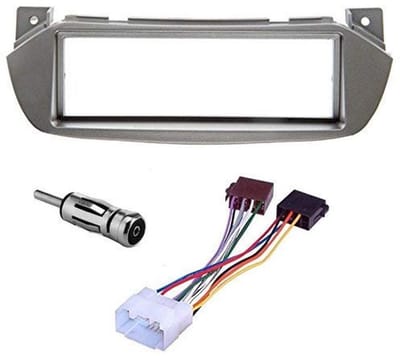 1 DIN Radiopaneel Frame voor Autoradio met Antenne Adapter en ISO Aansluitkabel - Geschikt voor Nissan Pixo en Suzuki Alto