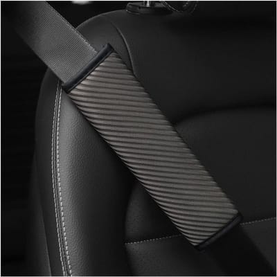 Autogordelhoes - Veiligheidsgordel Pad - Comfortabel Rijden - Ademend Materiaal - 2 stuks - Grijs