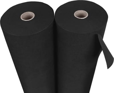 Tuinvlies Onkruidvlies Zwart 1,6m 100g/m² met UV-bescherming voor Bodembedekking en Mulchen