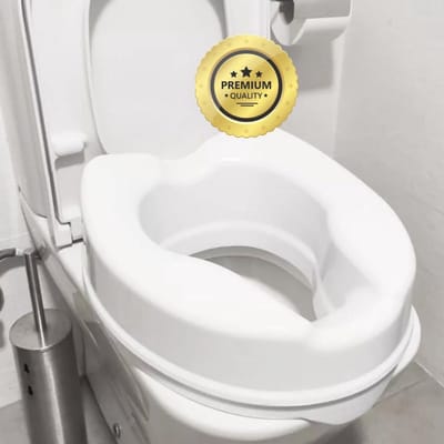 Toiletbrilverhoging voor Volwassenen, 15 cm, Universele WC-brilverhoging voor Senioren en Gehandicapten