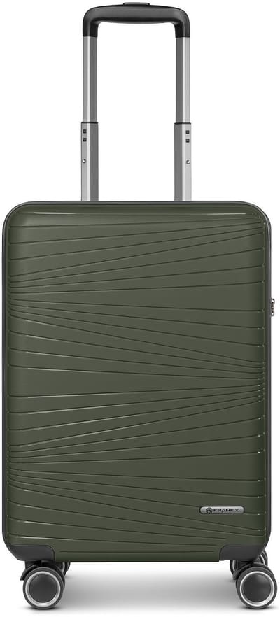 Franky Dallas 3.0 4 wielen Trolley S 55 cm - Harde bagage - TSA slot - olive