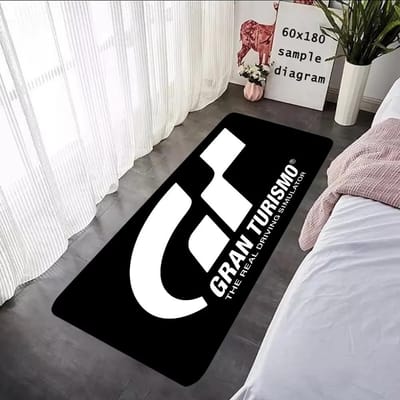 G-Gran-Turismo Decor Tapijt voor Slaapkamer Antislip Kleed Welkomstmatten Woonkamer Bedzijde Zachte Vloermat Keuken Voordeurmat 50*150cm