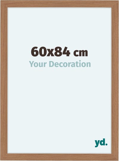 Your Decoration - Fotolijst 60x84 cm - MDF - Notenhout Licht - Como