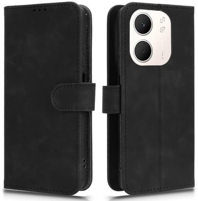 Coverup Hoesje - Geschikt voor OPPO A5x Hoesje - Coverup Book Case - Zwart