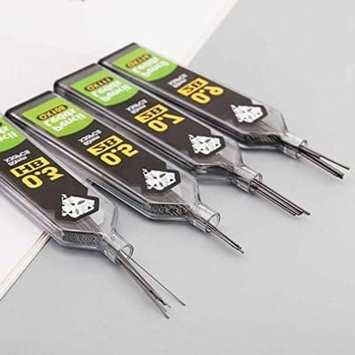 Pencil refill leads 0.5/0.7mm voor mechanische potloden, HB/2B hardheid, geschikt voor tekenen en schrijven