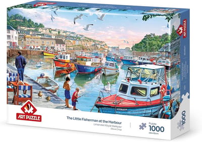 1000 Stukken Puzzel: Vissers bij de Kust - Uitdagende Legpuzzel