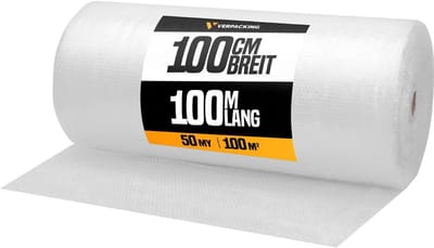 Dailygoods - Noppenfolie 100 cm x 100 m - 50 my - Verpakkingmateriaal