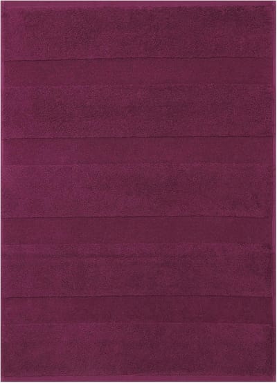 Badmat 100% katoen - Luxe douchemat in kleur pruim, lila - Absorberend en zacht
