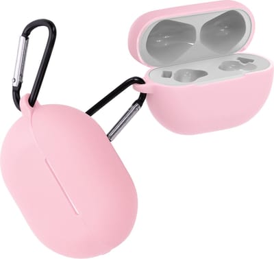 kwmobile Hoes geschikt voor Huawei FreeBuds Pro - Siliconen cover voor oordopjes in roze