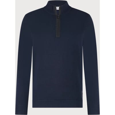 Blue Industry De half-zip pullover met ribkraag |