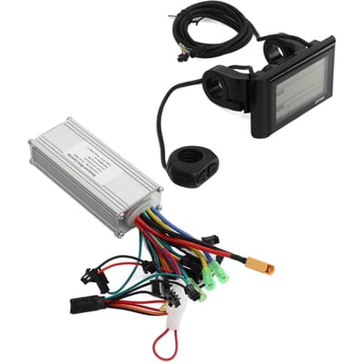 Kit de Conversion Vélo Électrique avec Moteur 36V 48V 500W sans Balais, Contrôleur et Écran LCD SW900 black