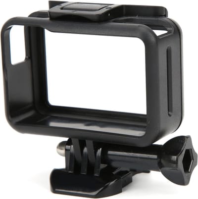 SnelShoppen - Camera Frame Behuizing voor Actiecamera, Zwarte Camera Schermcover, Stevige Behuizing met Precisie Openingen, Geschikt voor Sportcamera'
