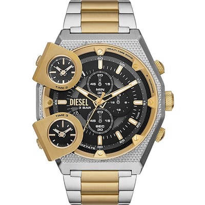 Diesel Sideshow DZ7476 Horloge - Staal - Multi - Ø 52 mm