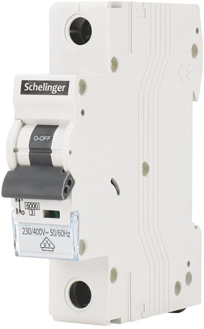 Schelinger Installatieautomaat 25A B-karakteristiek - 1-polig - 230/400V - A02-G8-1P-B25 - IP20