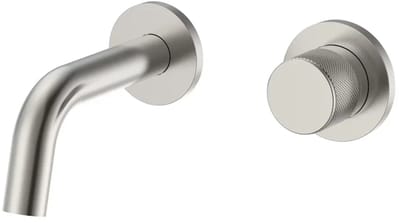 DutchLine S-Grip Fonteinkraan - afbouwdeel - Geborsteld Staal