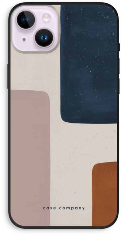 Case Company® - Hoesje geschikt voor iPhone 14 Plus hoesje - Geo #5 - Biologisch Afbreekbaar Telefoonhoesje - Bescherming alle Kanten en Schermrand