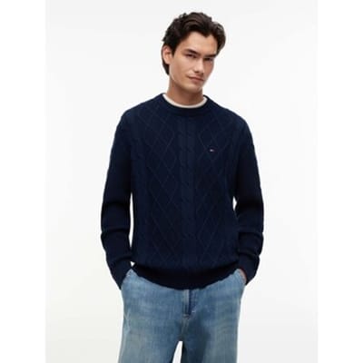Trui Tommy Jeans Tjm Reg Cable Knit S - Fashion Wear - Volwassen