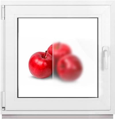 Kelderraam Kunststof - Garage raam - Privacy en Lichtinval - Satijn Glas - 75 x 75 cm - Wit