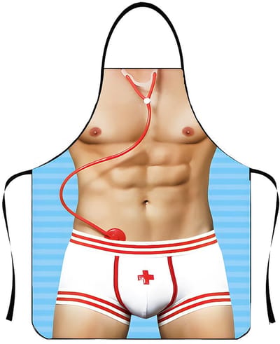 Dailygoods- Keukenschort Grappig - Cosplay Schort - Barbecueschort - Mannen Schort - Keuken Schort - 1 Stuk