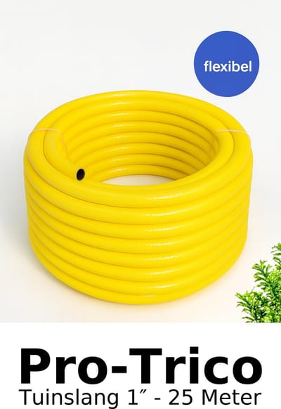 Pro-Trico Tuinslang 1″ - 25 Meter Waterslang 25,4 mm met Trico-inlage 10 Bar - Beschikbaar in 25 / 50 / 100 meter - Tuinpomp Hydrofoorpomp Besproeiing