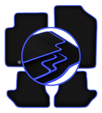 CARLUX-BLUE automatten voor: Citroen C3 Pluriel cabrio (2003-2010)