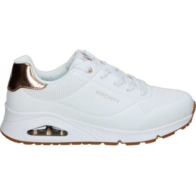 Skechers UNO GEN1 - SHIMMER AWAY Meisjes Sneakers - Wit