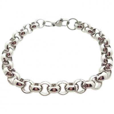 Aramat Jewels | Armbanden | Jasseron Armband zilverkleurig Staal | | | |9mm | Staal | Volwassenen | Verkleurd niet