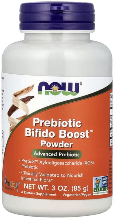 NOW Foods Biotic Bifido Boost 85g – Keto – Darmflora & Biotic Support – XOS Poeder – Vegan
