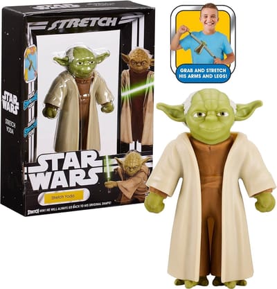 Star Wars Stretch Yoda stressbal - Squishy - Rek - Strek - Fidget Toys - Knijpbal - Verzamelfiguur