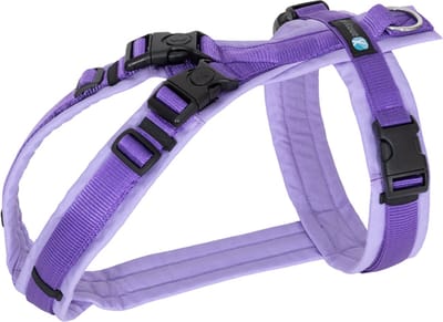 Annyx hondentuigje FUN-OPEN-Lavendel-maat XXS geschikt voor borstomvang 36 tot 42cm-gewicht ca 3,5 kg- met extra neksluiting-voor kleine hondjes.