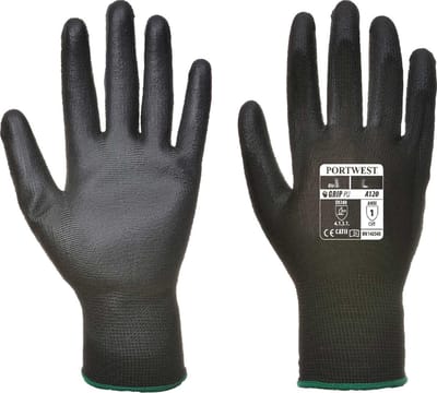 Toolstation PU handschoenen 10/XL zwart (Paar)