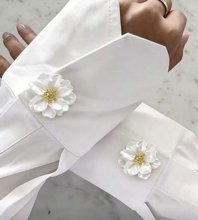 Knopen set kraag - button covers - knopen set - buttoncovers - decoratieve knopen - knopen voor op een blouse - knopen voor aan mouwen - knopen - button set - 2 paar - button covers - Afneembare Manchetten - moederdag - moederdag cadeautje