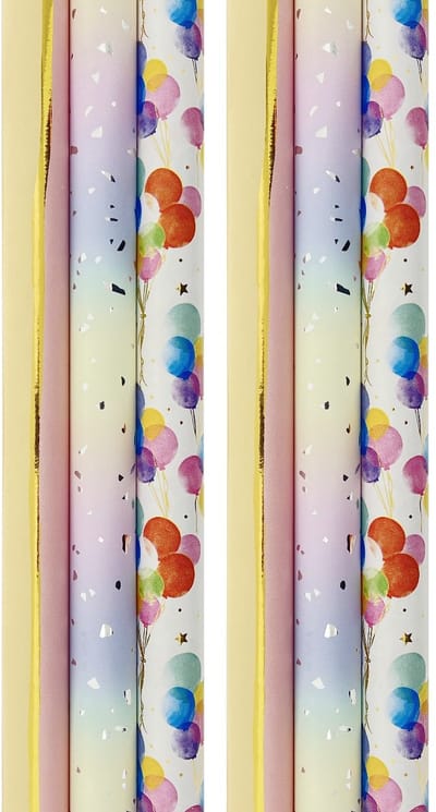 Diffused Ombre cadeaupapier - Luxe inpakpapier - 150 x 70 cm - 6 rollen